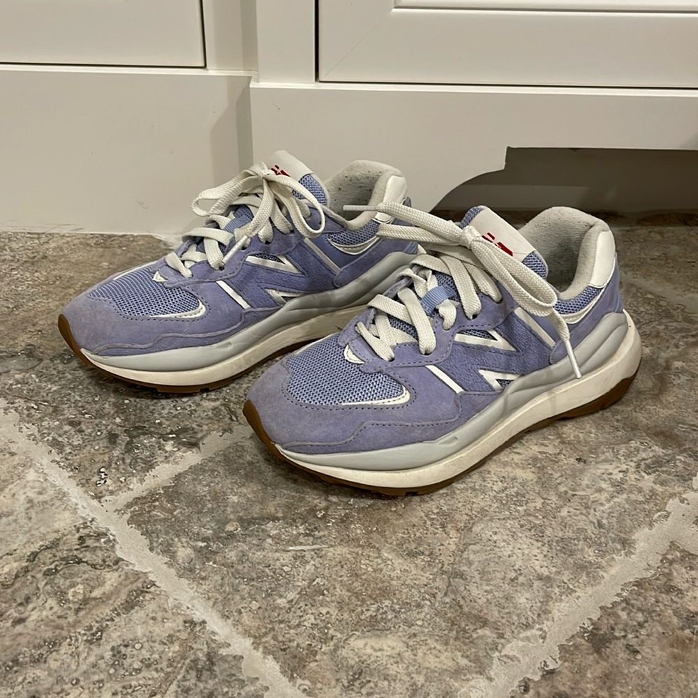 57/40 Suede and Mesh New Balance Sneakers